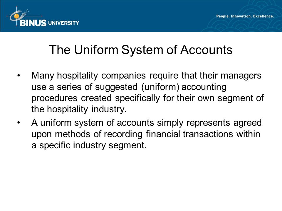 Hospitality Industry Accounting Chapter 1 - ppt download